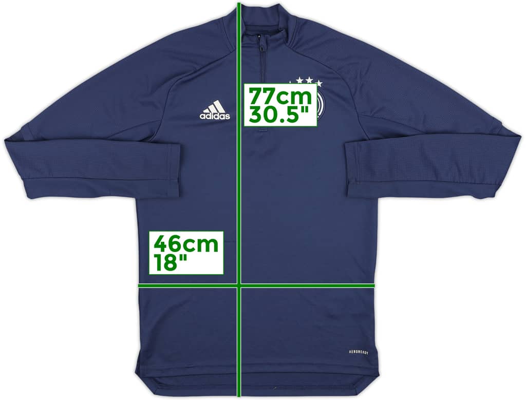 2020-21 Germany adidas 1/4 Zip Training Top - 8/10 - (S)