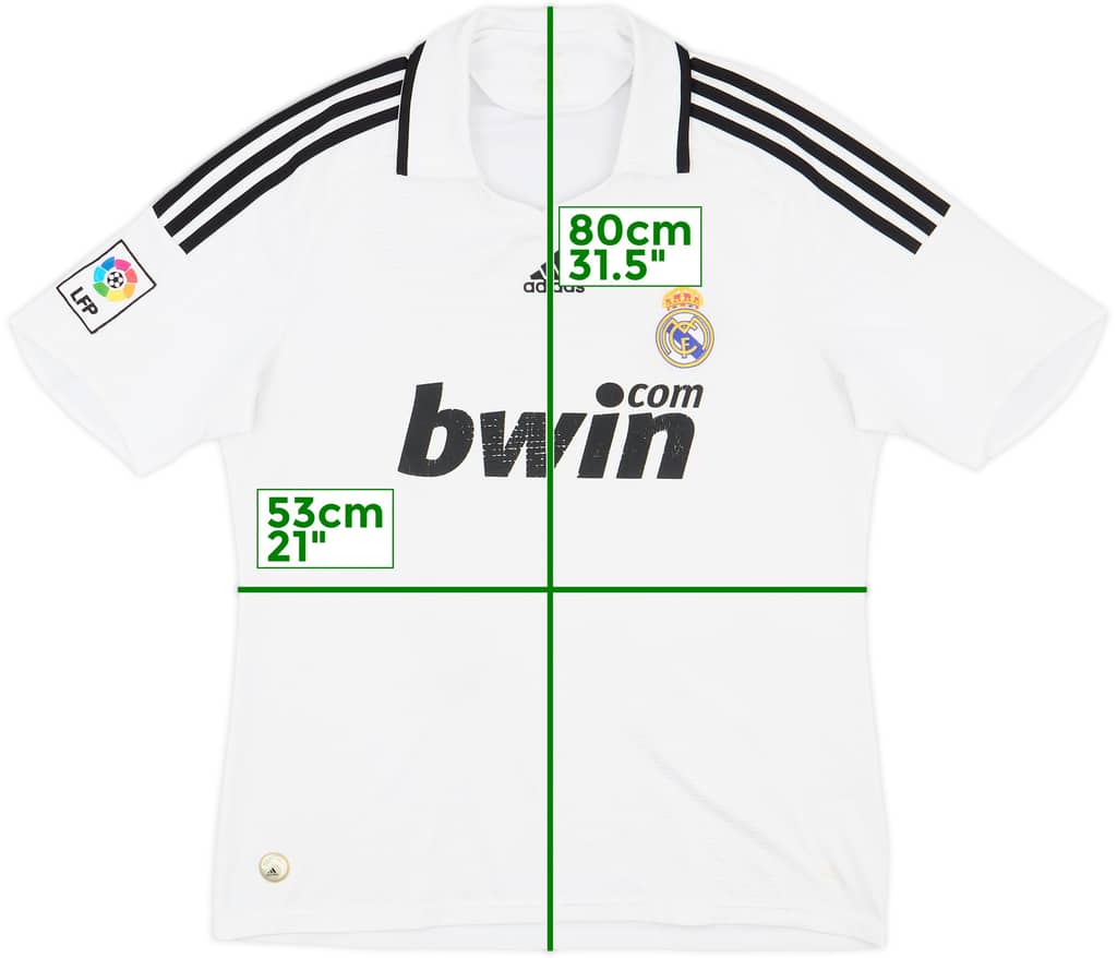 2008-09 Real Madrid Home Shirt - 5/10 - (L)