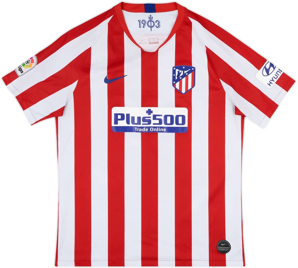 2019-20 Atletico Madrid Home Shirt - 7/10 - (L)