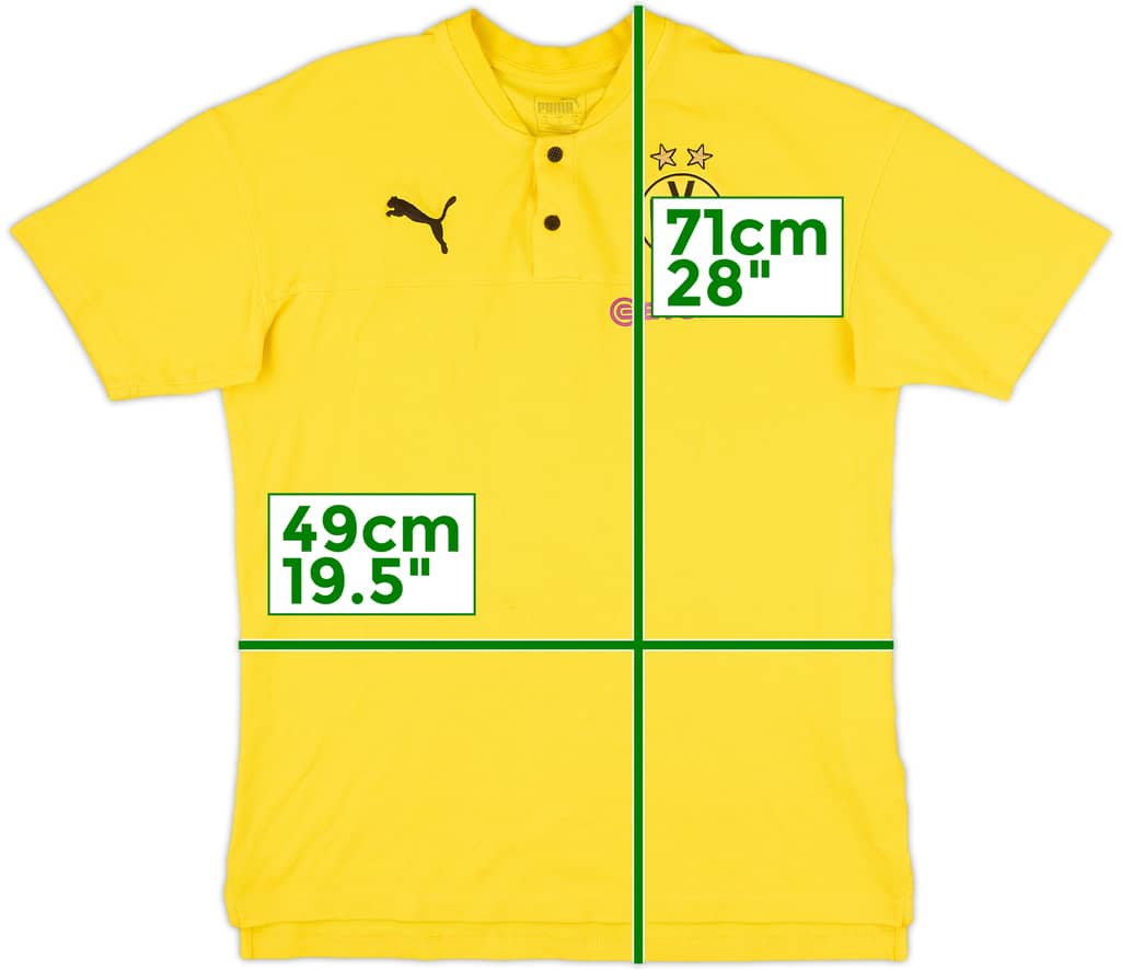 2019-20 Borussia Dortmund Puma Polo Shirt - 7/10 - (M)