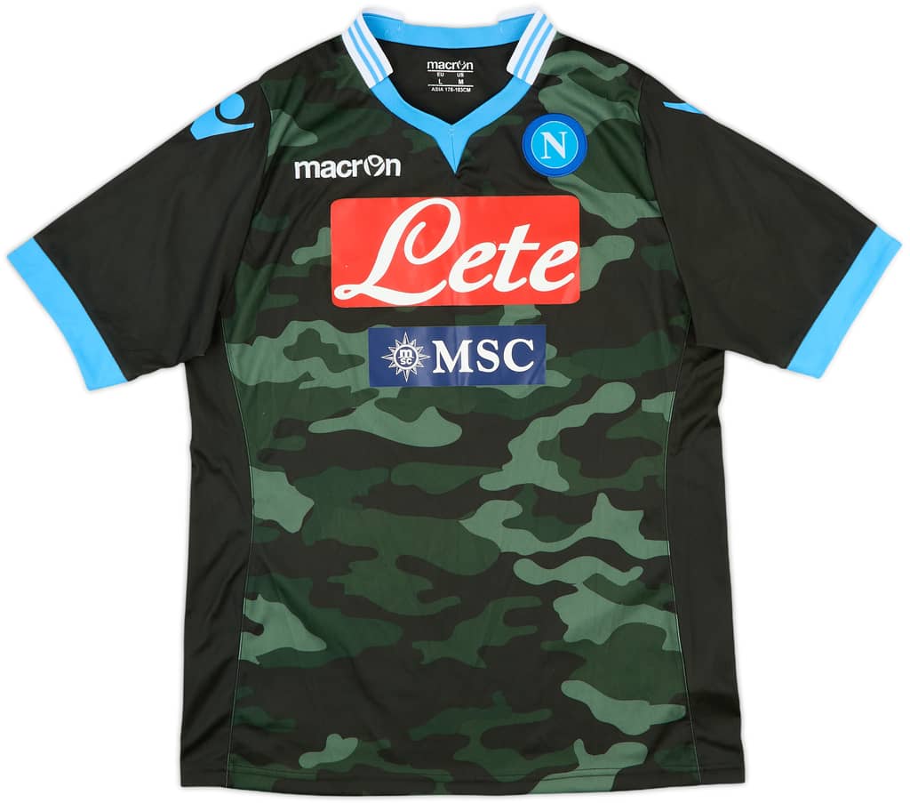 2013-14 Napoli Away Shirt - 8/10 - (L)