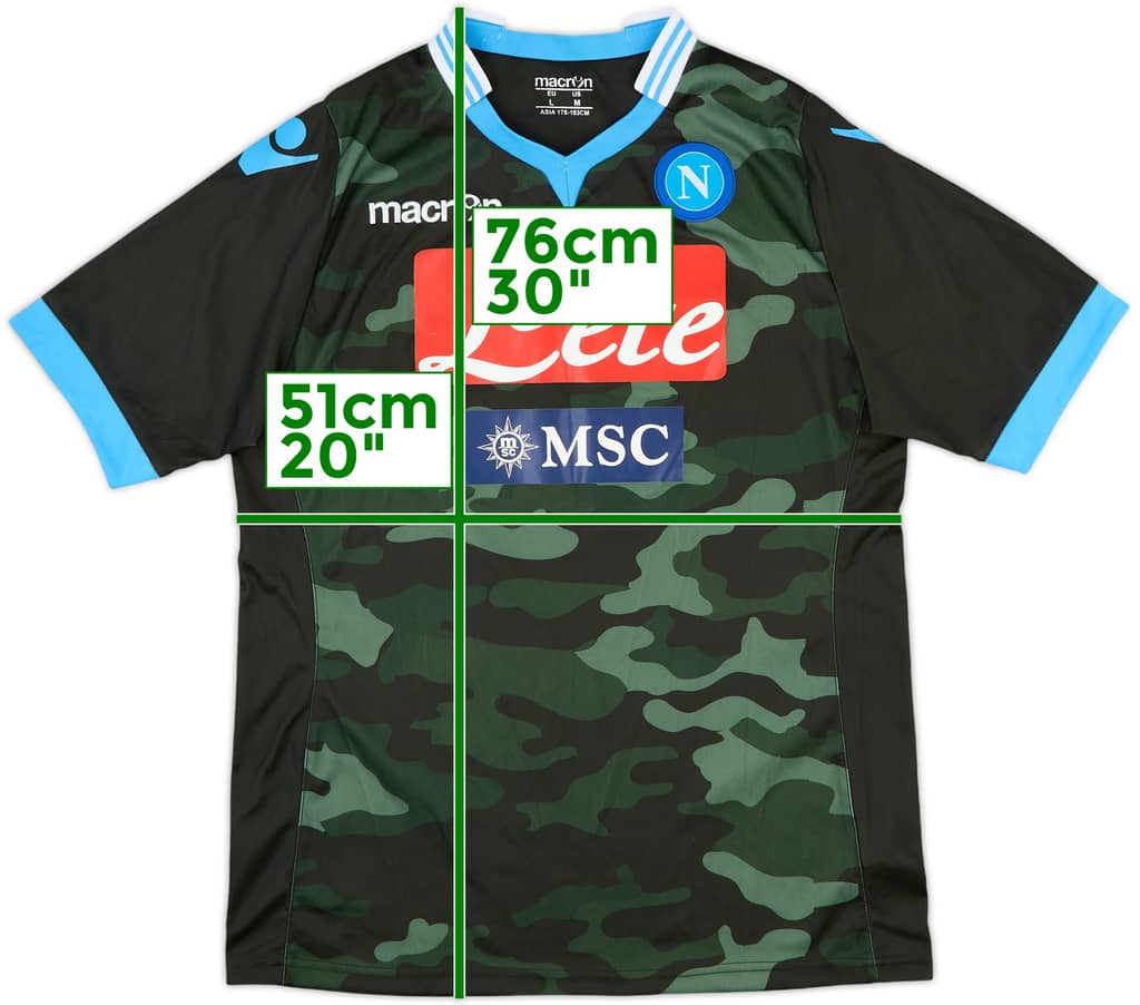 2013-14 Napoli Away Shirt - 8/10 - (L)
