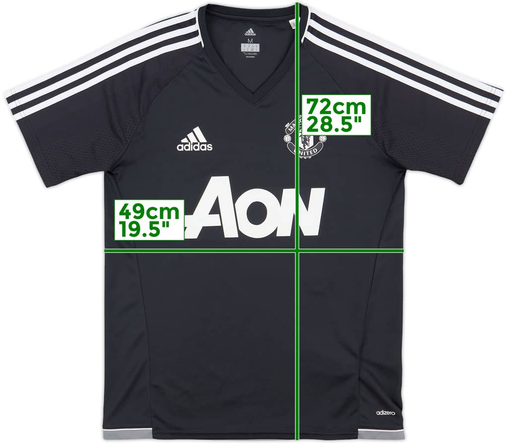 2017-18 Manchester United adizero Training Shirt - 10/10 - (M)