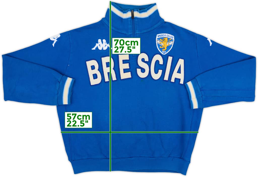 2009-10 Brescia Kappa 1/4 Zip Training Top - 8/10 - (XXL)