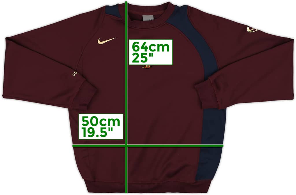 2004-05 Portugal Nike Training Sweat Top - 8/10 - (S)