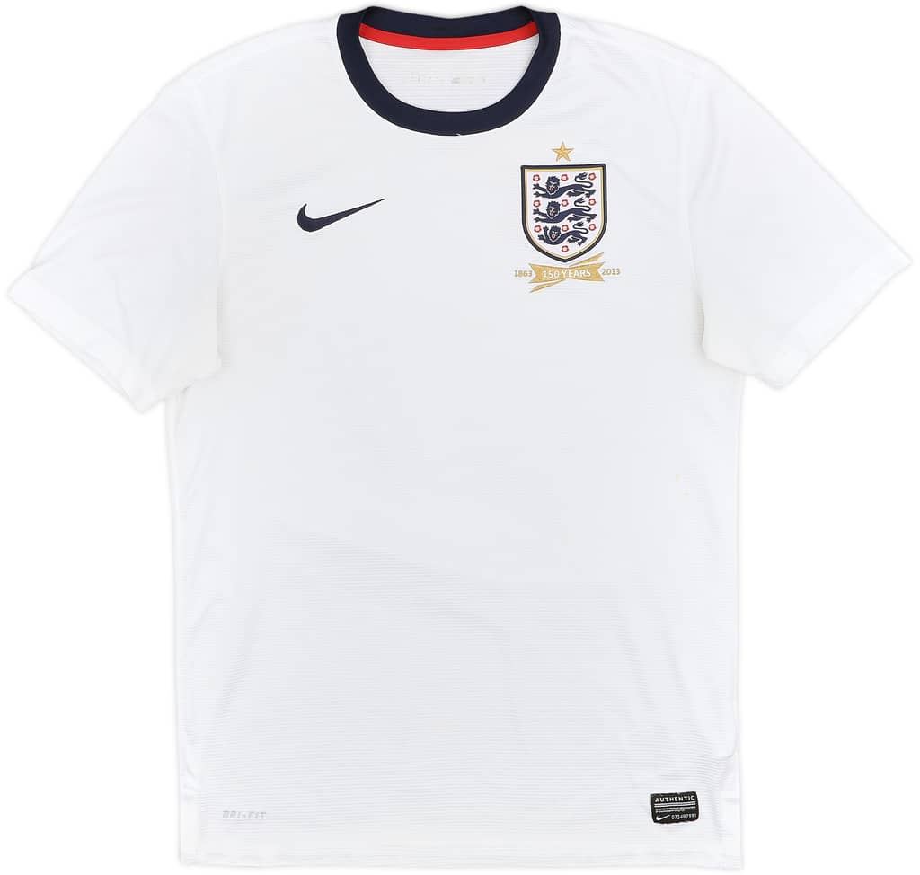 2013 England 150th Anniversary Home Shirt - 5/10 - (S)