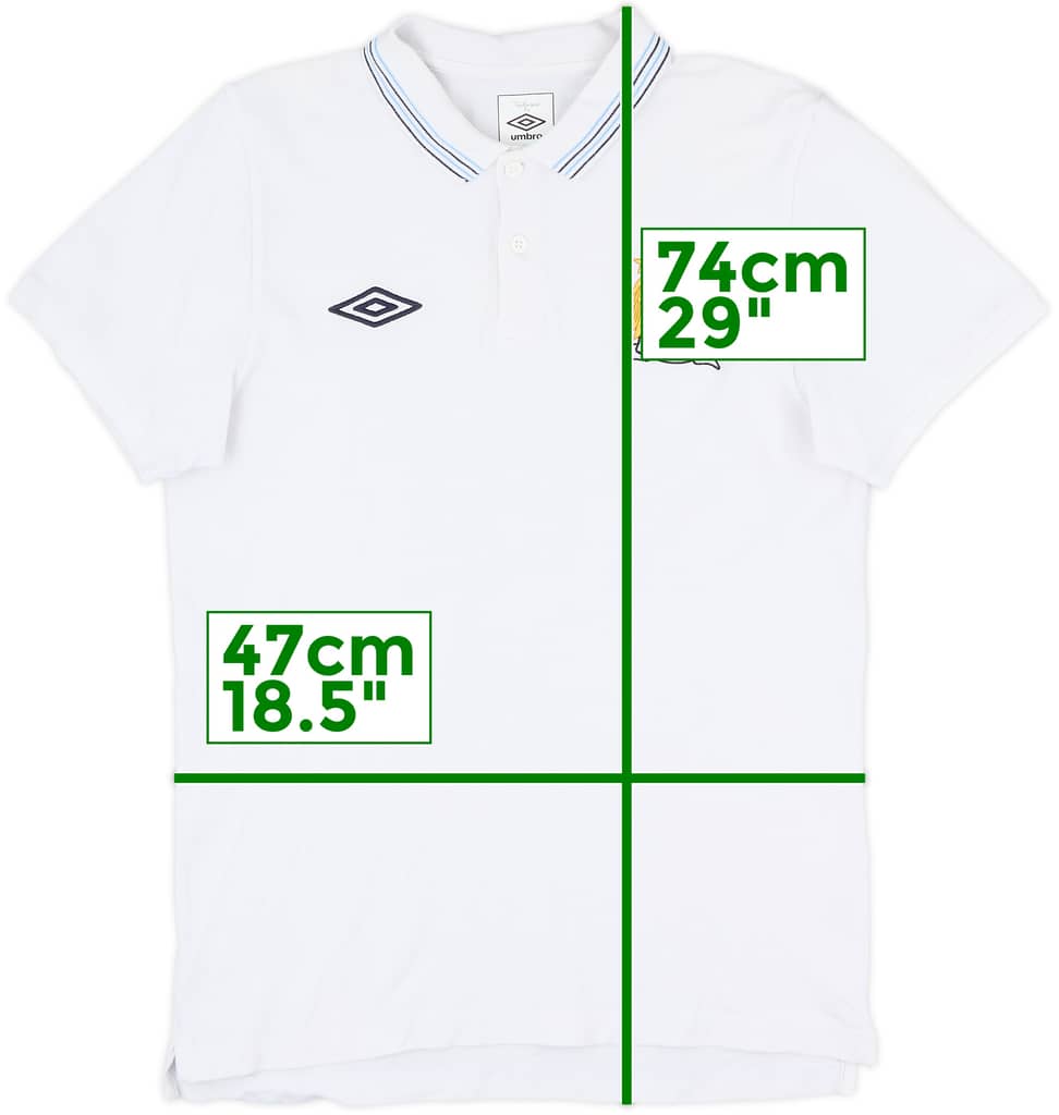 2011-12 Manchester City Umbro Polo Shirt - 7/10 - (M)