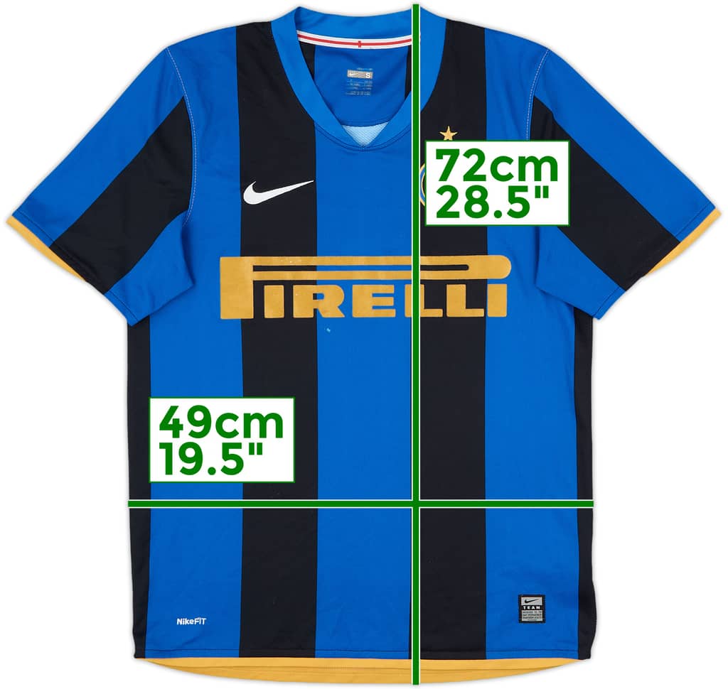 2008-09 Inter Milan Home Shirt - 5/10 - (S)