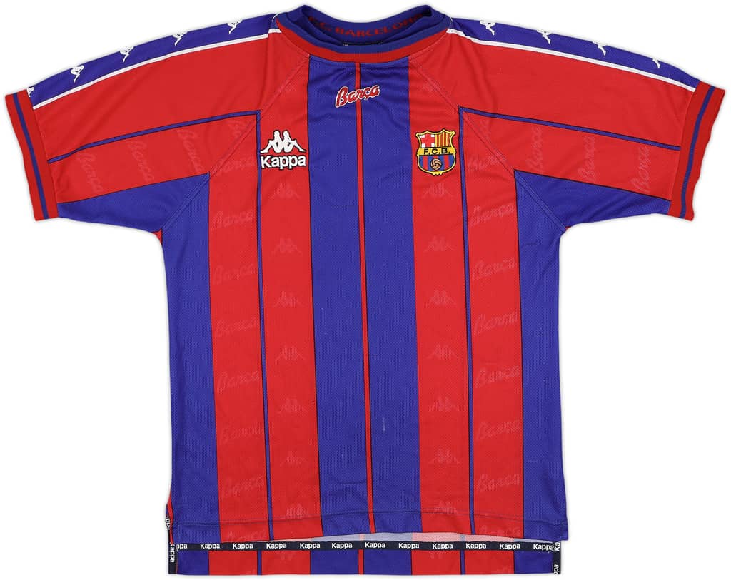1997-98 Barcelona Home Shirt - 6/10 - (S)