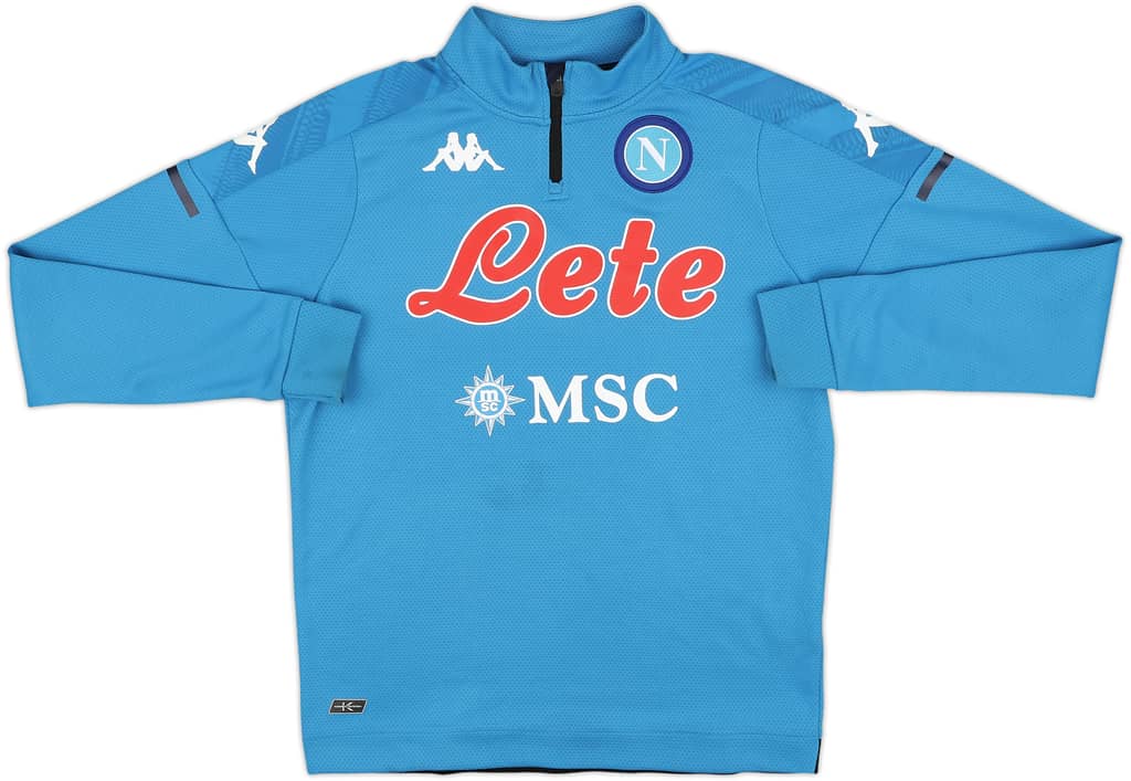 2019-20 Napoli Kappa 1/4 Zip Drill Top - 7/10 - (M)