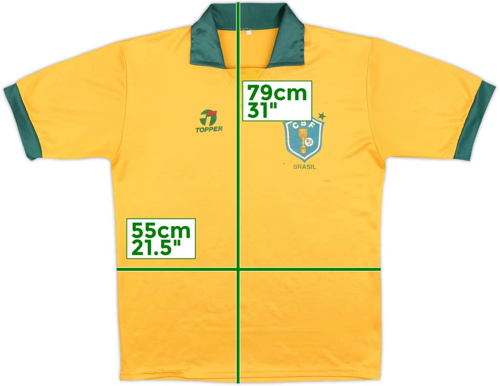 1990 Brazil Home Shirt - 8/10 - (L)