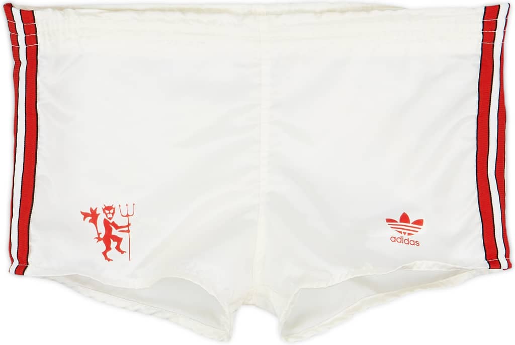 1986-88 Manchester United Home Shorts - 5/10 - (XS)