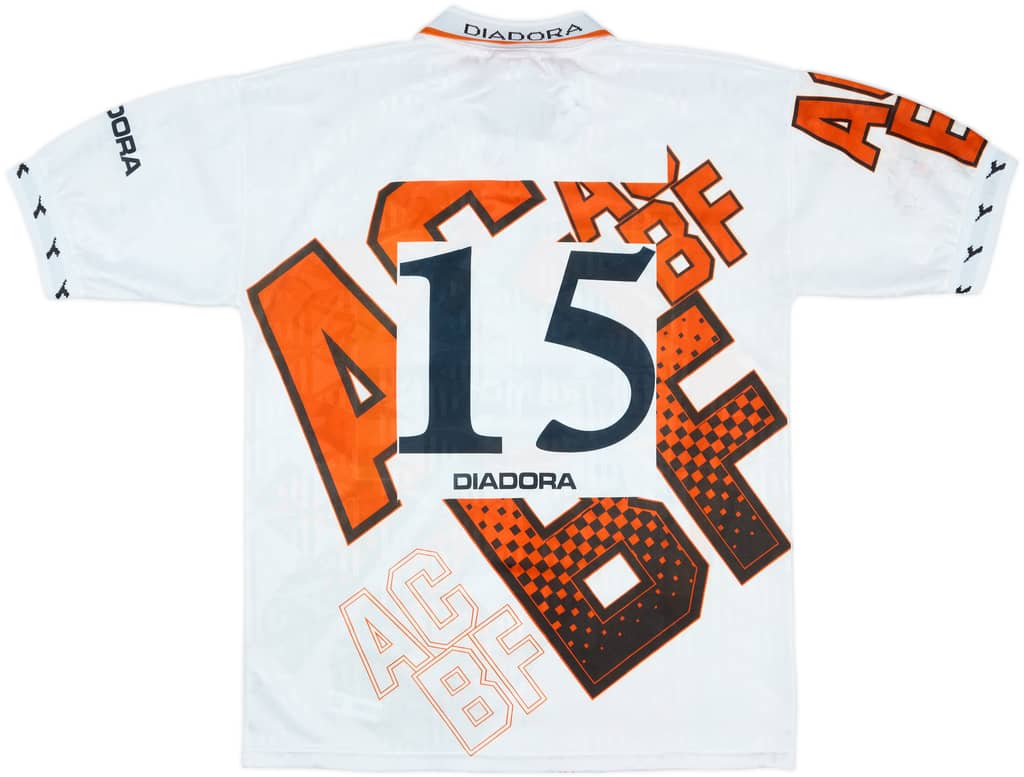 1996-97 Carlos Barbosa Futsal Away Shirt #15 - 6/10 - (L)