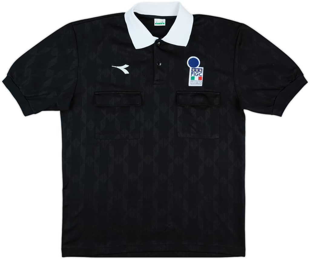 1990s Italy FIGC Diadora Referee Shirt - 6/10 - (L)
