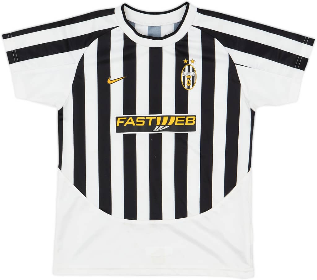 2003-04 Juventus Home Shirt - 6/10 - (6-8 Years)