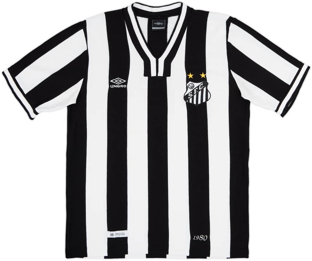 2004 Santos Umbro Retro 1980s Training Shirt - 8/10 - (L)