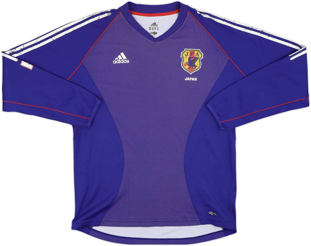 2002-04 Japan Player Issue Home L/S Shirt - 5/10 - (XL)