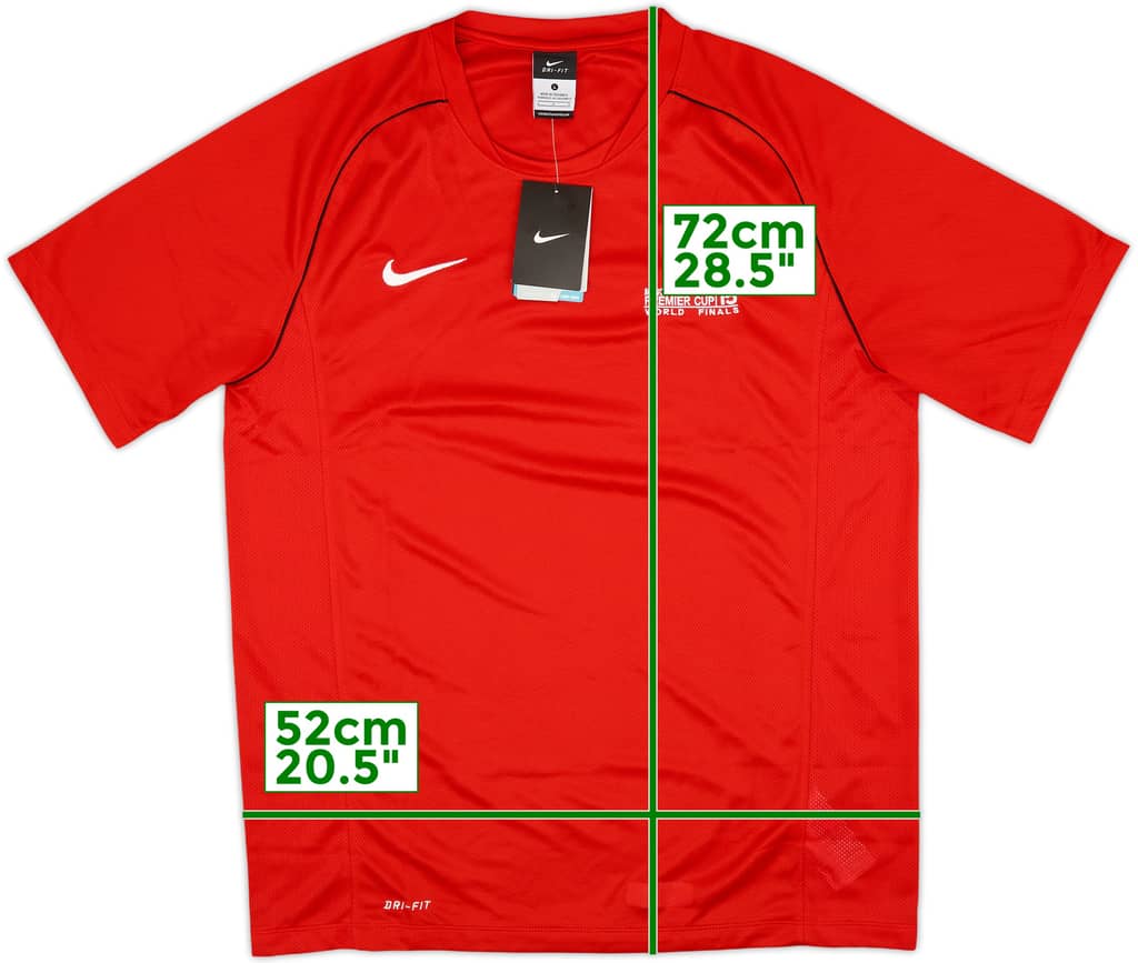 2015 Manchester United 'Premier Cup World Finals' Nike Training Shirt (L)