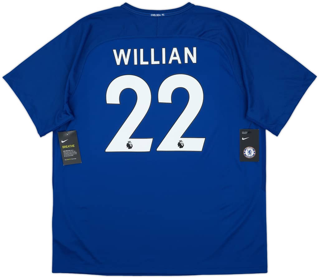 2017-18 Chelsea Home Shirt Willian #22 (XXL)