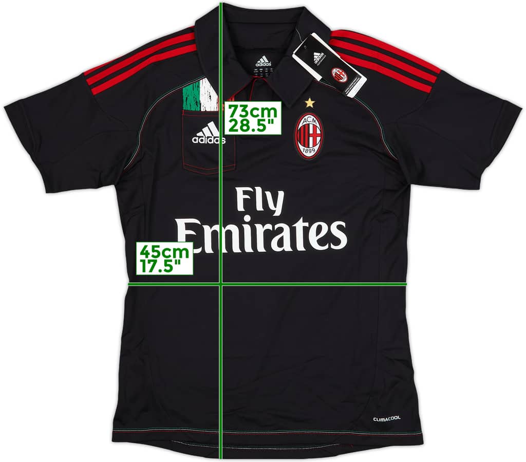 2012-13 AC Milan Third Shirt (XL.Boys)