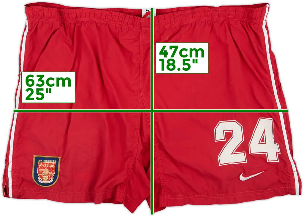 1998-99 Arsenal Player Issue Training Shorts #24 (Lukic) - 6/10 - (XL)