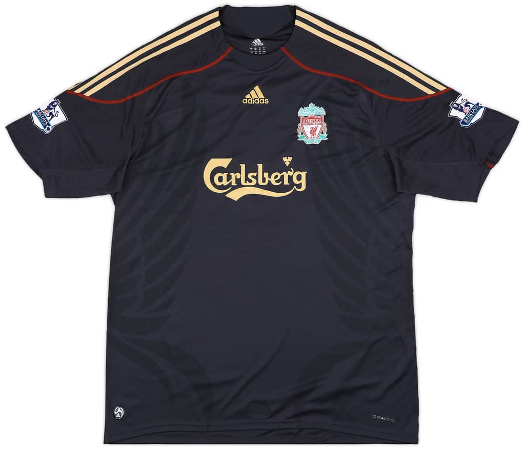 2009-10 Liverpool Away Shirt Gerrard #8 - 7/10 - (3XL)