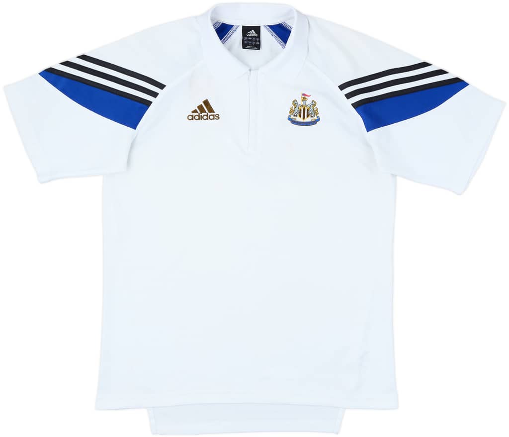2003-04 Newcastle adidas 1/4 Zip Polo Shirt - 6/10 - (M)