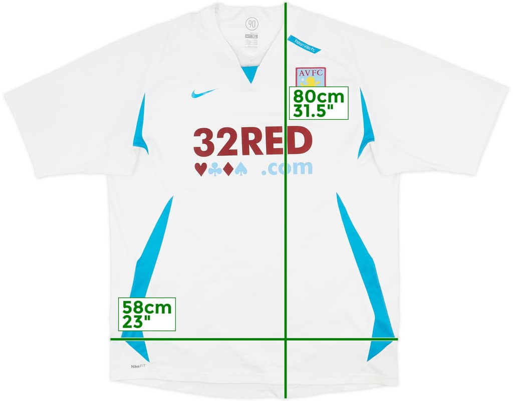 2007-08 Aston Villa Nike Training Shirt - 7/10 - (XL)