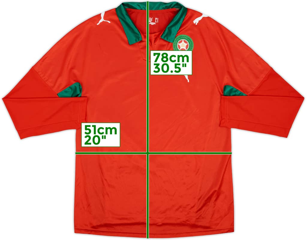 2008 Morocco Prototype Away L/S Shirt - 6/10 - (L)