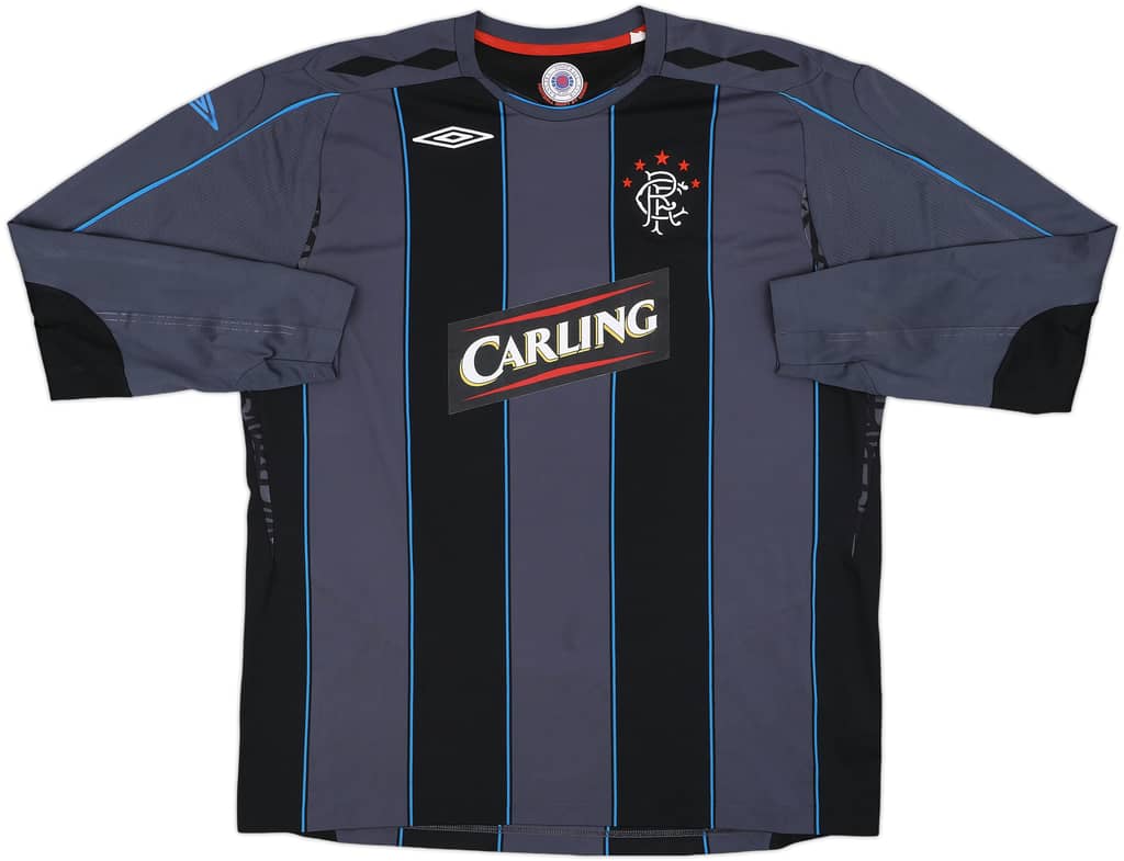 2007-08 Rangers Third L/S Shirt Darcheville #19 - 7/10 - (XXL)