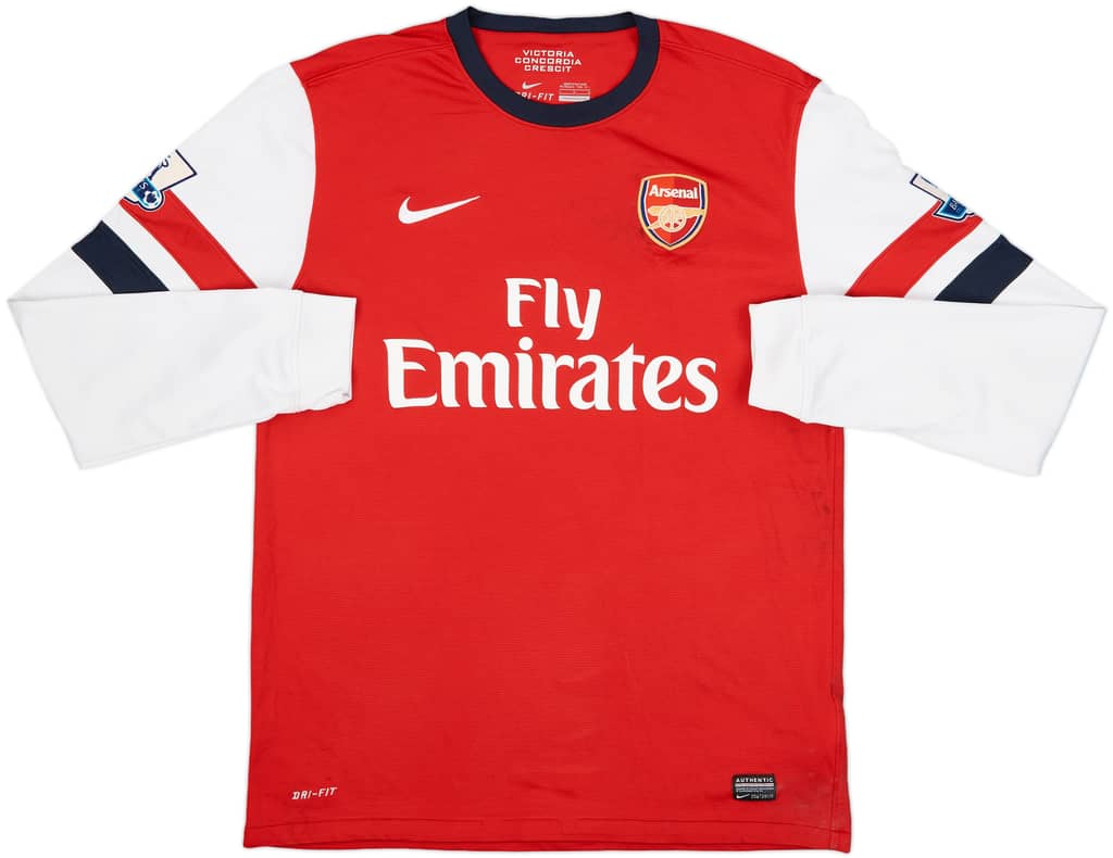 2012-14 Arsenal Home L/S Shirt Arshavin #8 - 6/10 - (L)