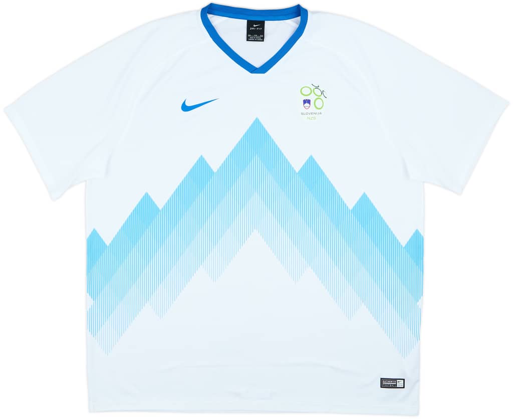 2018-19 Slovenia Basic Home Shirt - 9/10 - (XXL)