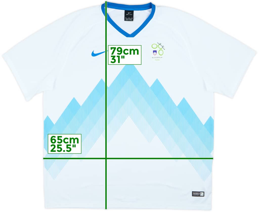 2018-19 Slovenia Basic Home Shirt - 9/10 - (XXL)