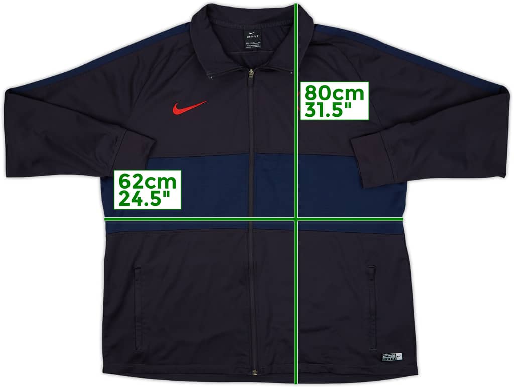 2019-20 Paris Saint-Germain Nike Track Jacket - 7/10 - (XXL)
