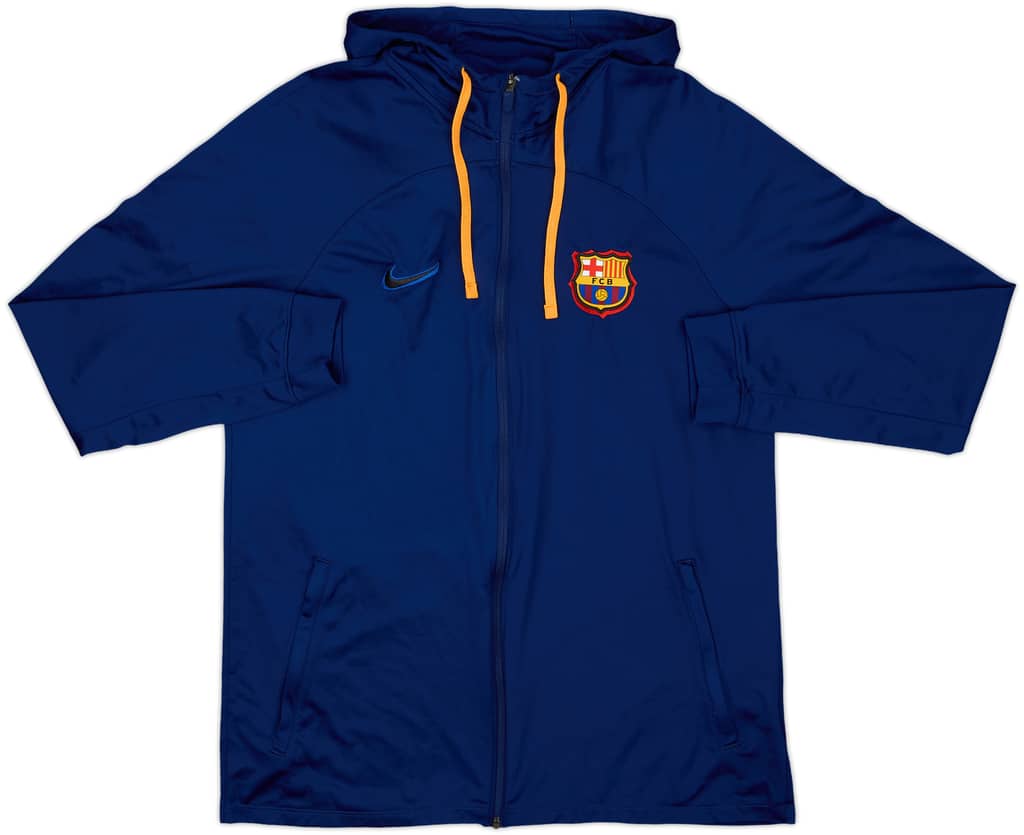 2022-23 Barcelona Nike Hooded Track Jacket - 10/10 - (L)