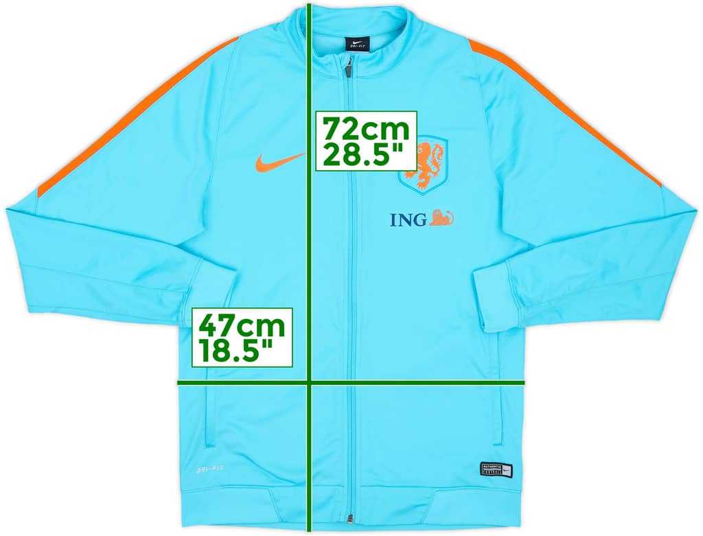 2016-17 Netherlands Nike Track Jacket - 8/10 - (M)