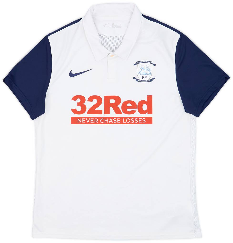 2020-21 Preston North End Home Shirt - 8/10 - (L)