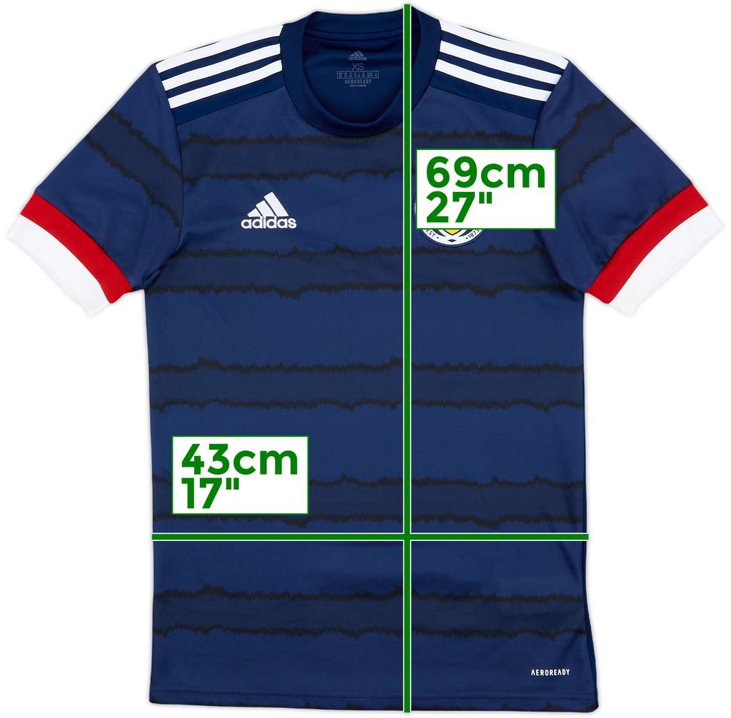2020-22 Scotland Home Shirt - 9/10 - (XS)