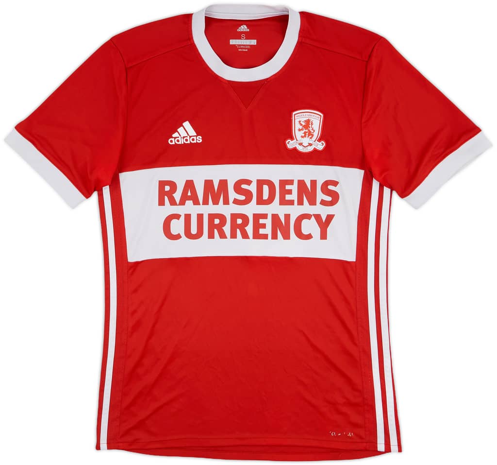 2017-18 Middlesbrough Home Shirt - 4/10 - (S)
