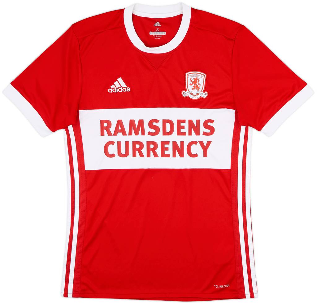 2017-18 Middlesbrough Home Shirt - 7/10 - (S)