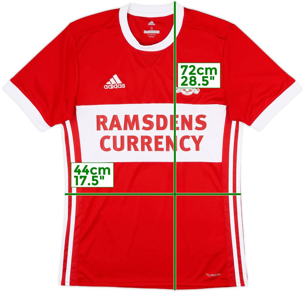 2017-18 Middlesbrough Home Shirt - 7/10 - (S)