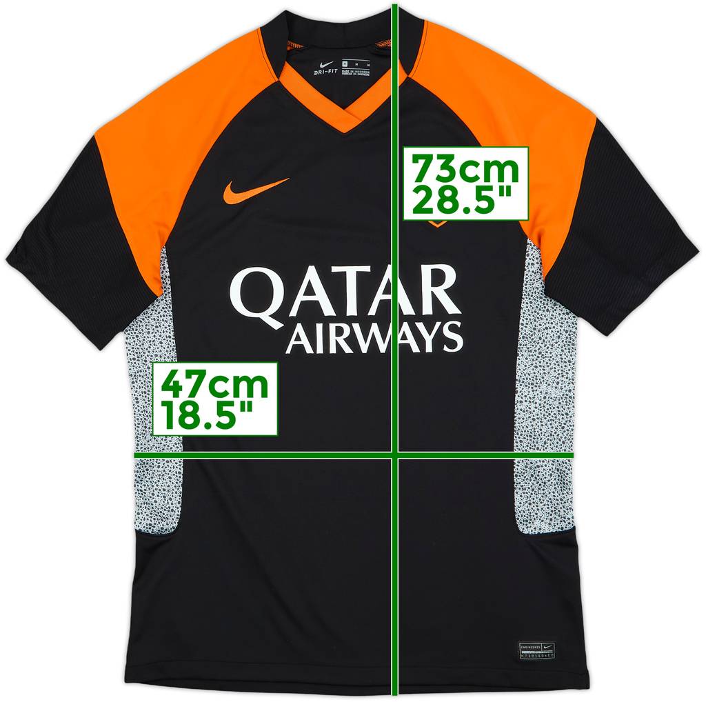 2020-21 Roma Third Shirt - 9/10 - (M)