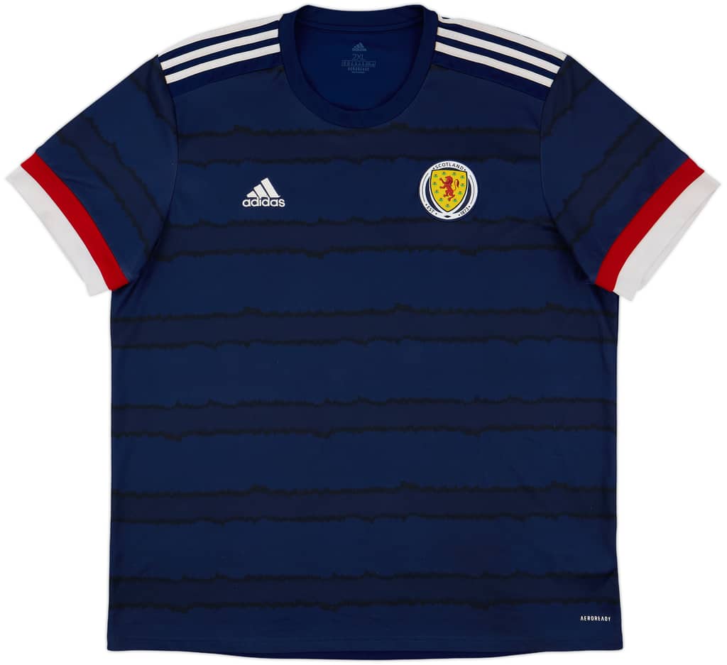 2020-22 Scotland Home Shirt - 8/10 - (XXL)