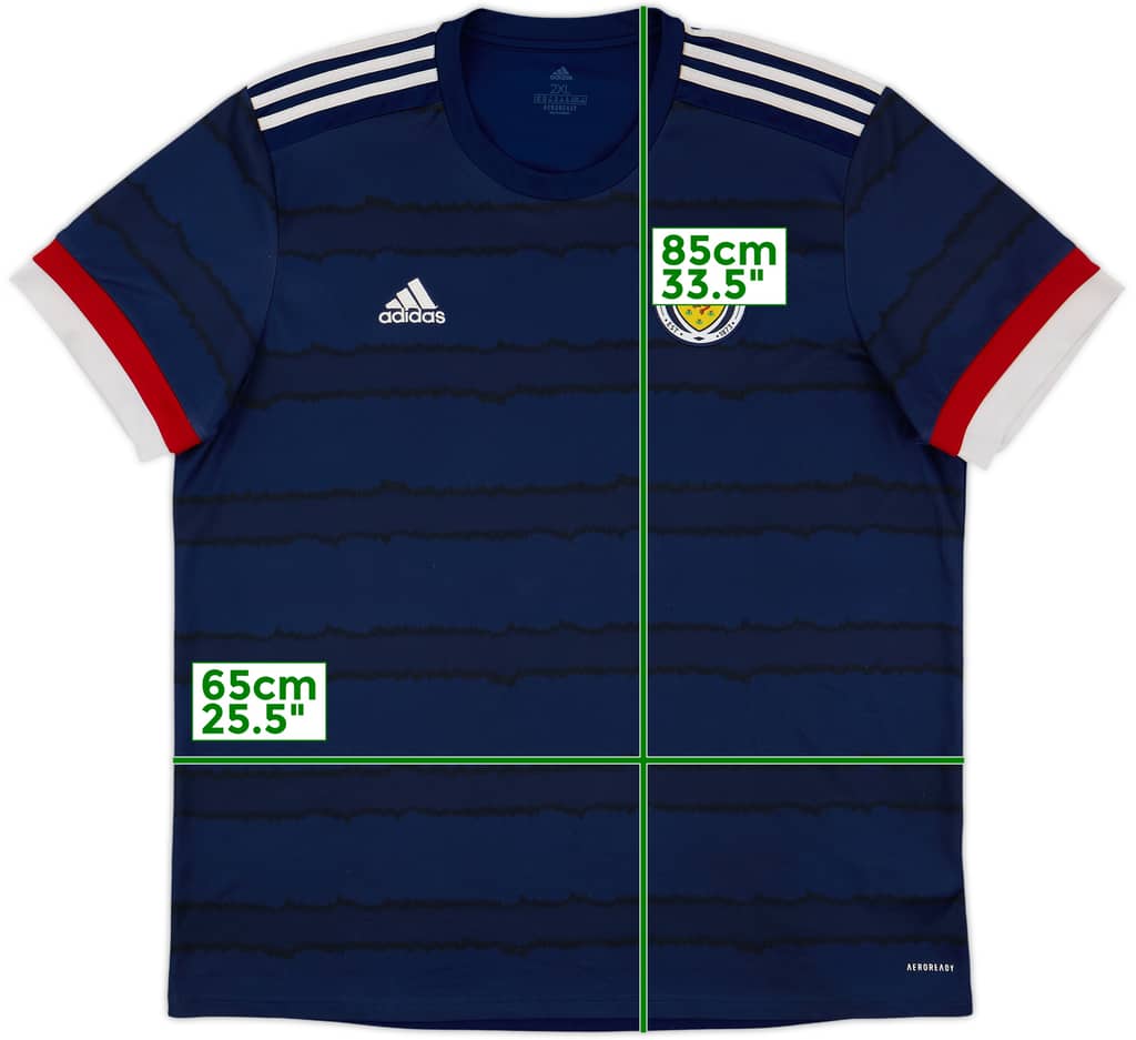 2020-22 Scotland Home Shirt - 8/10 - (XXL)
