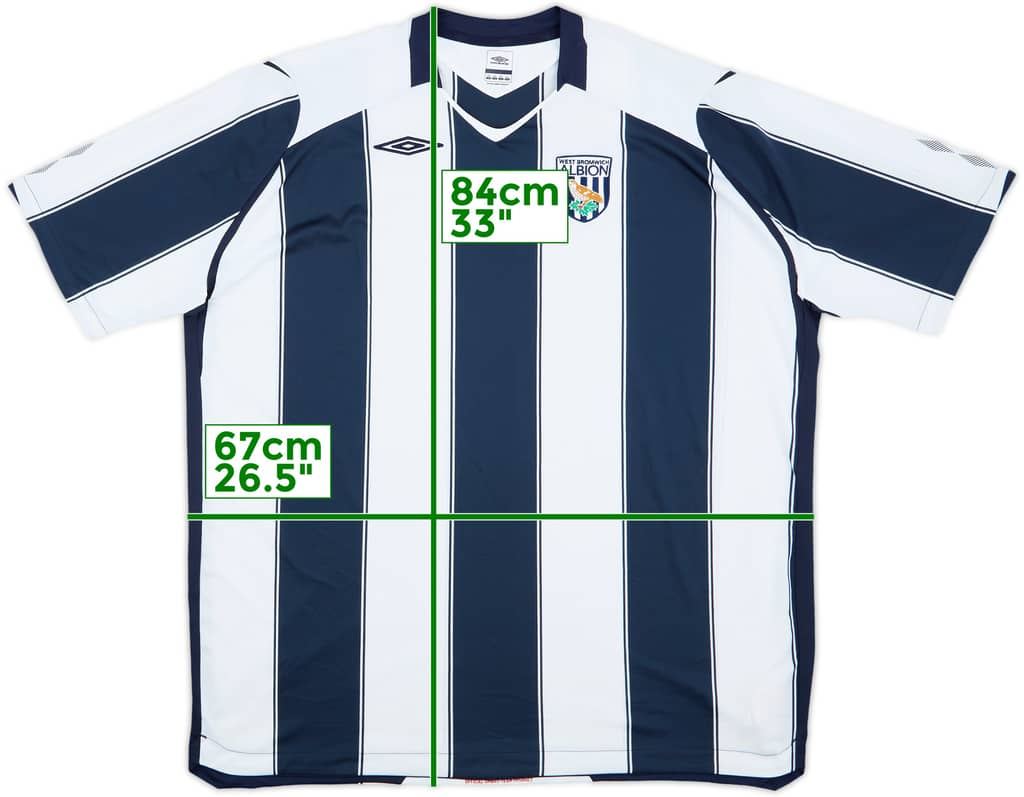 2008-09 West Brom Home Shirt - 9/10 - (4XL)