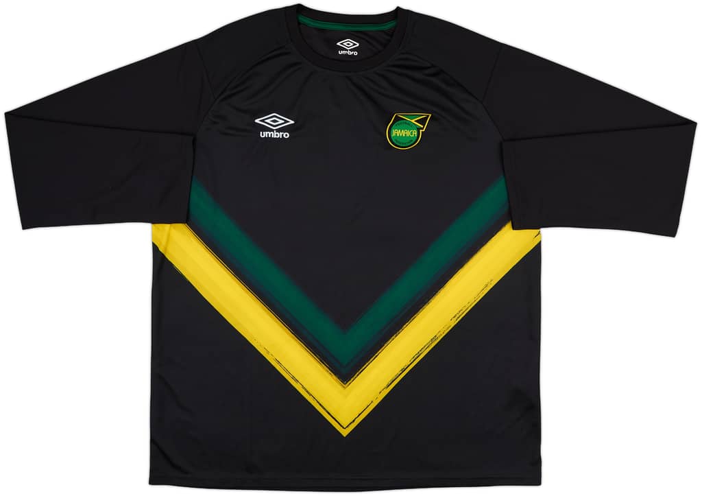 2021-22 Jamaica Umbro Training L/S Shirt - 8/10 - (XXL)