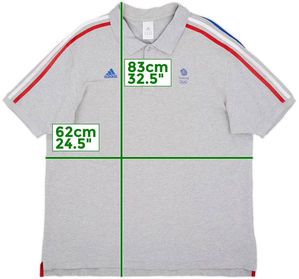 2012 Team GB Olympic adidas Polo Shirt - 8/10 - (XXL)