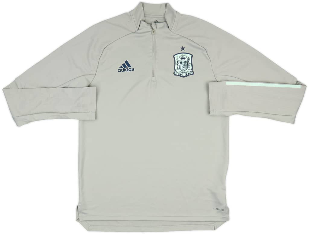 2019-20 Spain adidas 1/4 Zip Drill Top - 9/10 - (M)