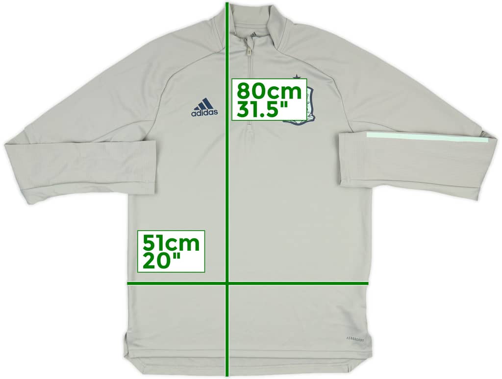 2019-20 Spain adidas 1/4 Zip Drill Top - 9/10 - (M)