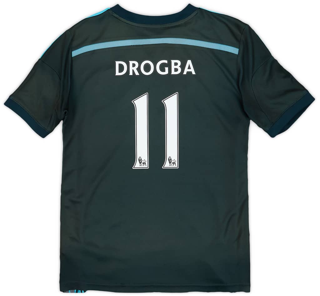 2014-15 Chelsea Third Shirt Drogba #11 - 8/10 - (L.Boys)